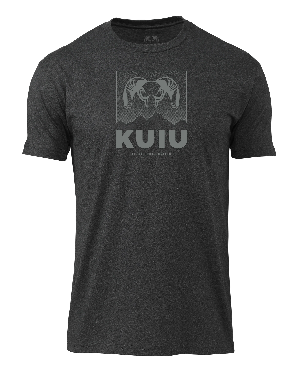KUIU Topo Mountain T-Shirt | Charcoal