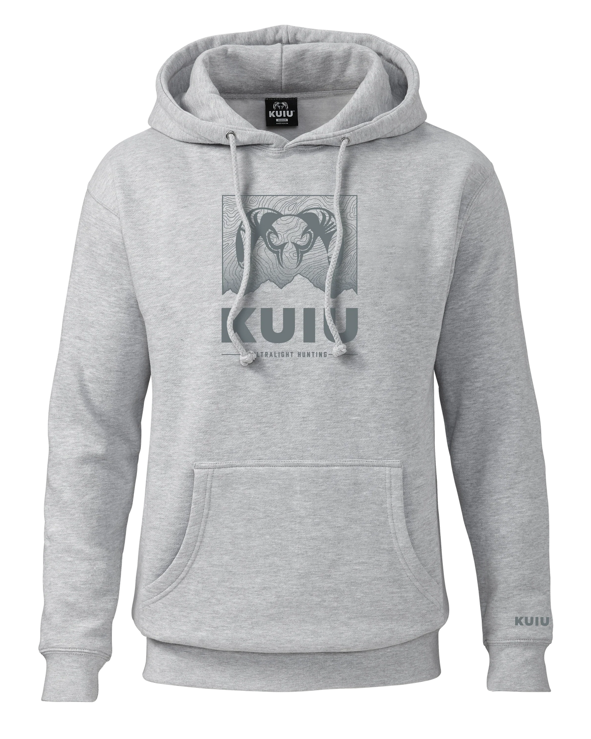 KUIU Topo Mountain Hoodie | Heather Grey