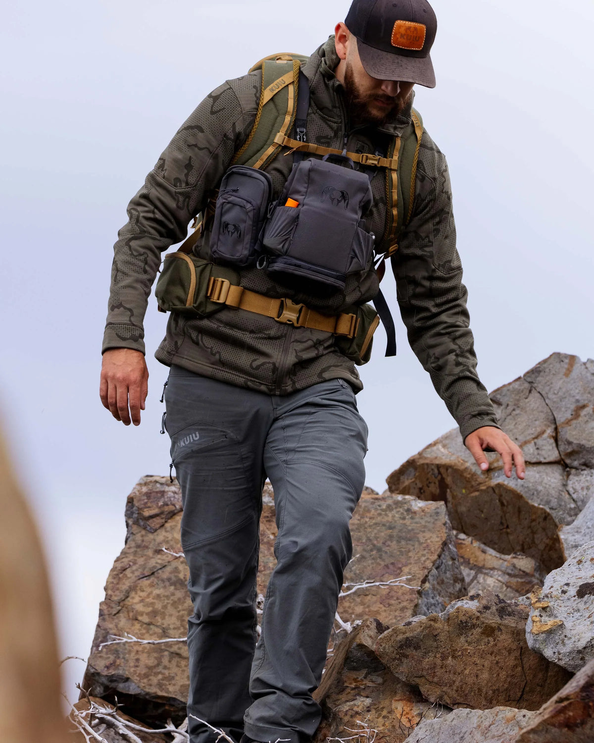 Ridgepoint Fleece Hoodie | Coyote Brown Tonal