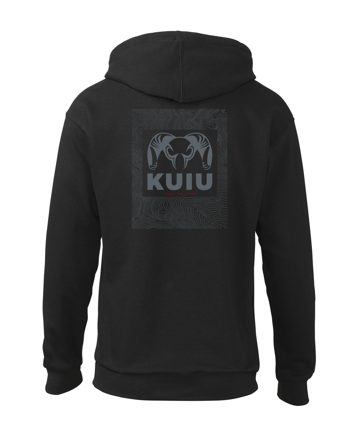 KUIU Topo Back Logo Hoodie | Black