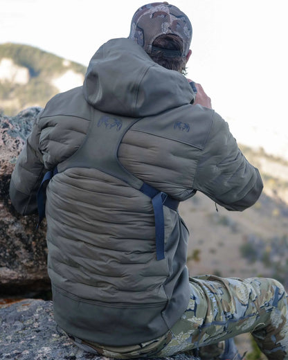 Axis Thermal Hybrid Hooded Jacket | Ash