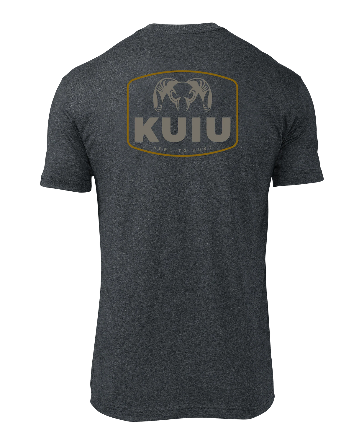 KUIU Here to Hunt Patch T-Shirt | Charcoal