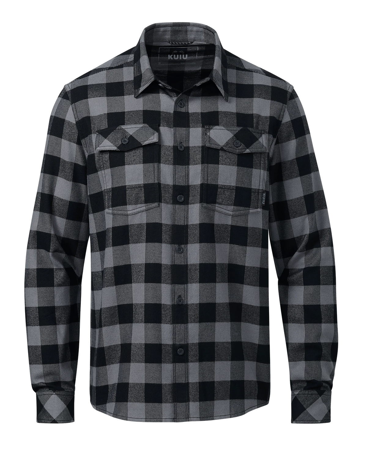 Field Flannel Shirt | Gunmetal Buffalo Check