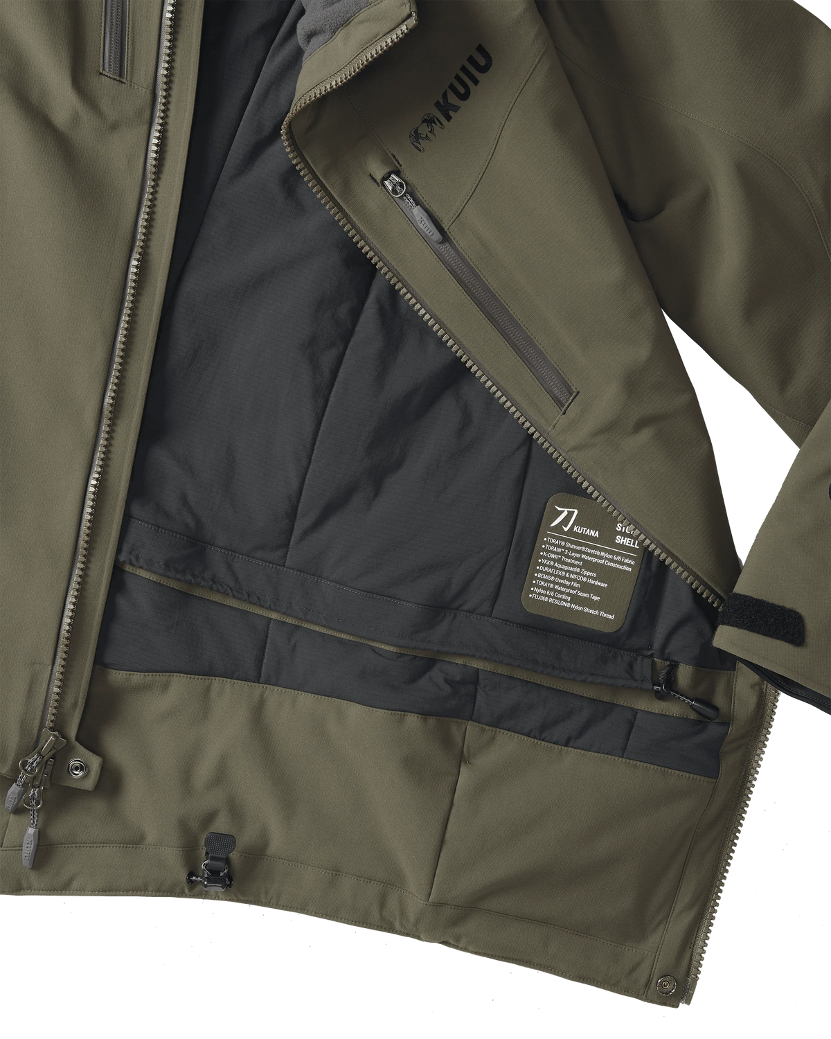 KUIU Kutana Gale Force Hooded Jacket | Ash