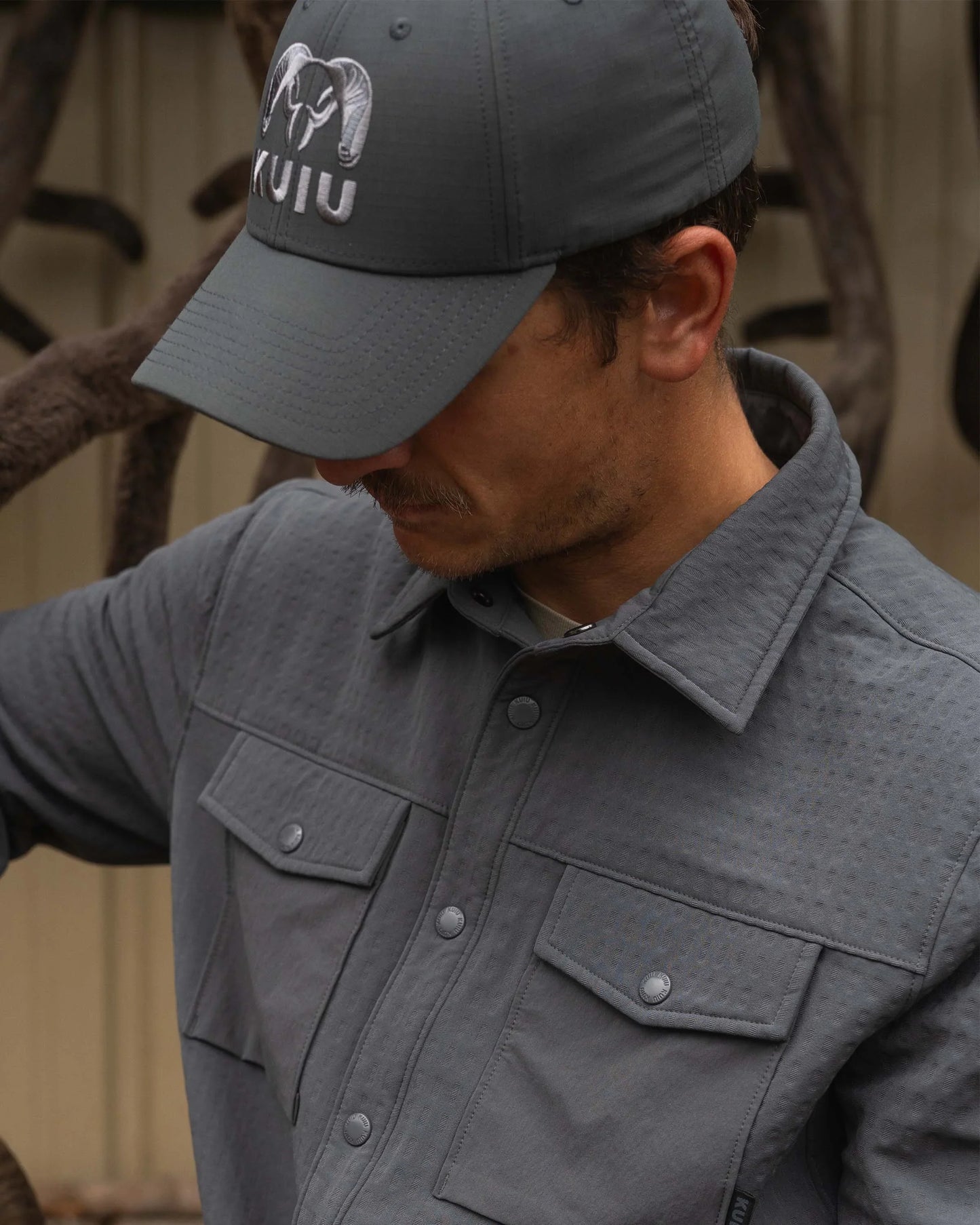 Blockfield Fleece Shirt Jacket | Dark Sage