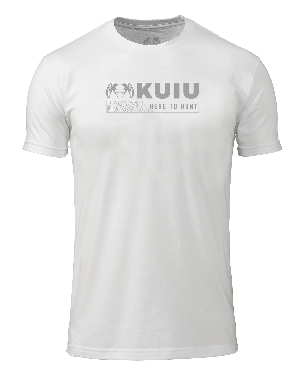 KUIU Topo Here to Hunt T-Shirt | White