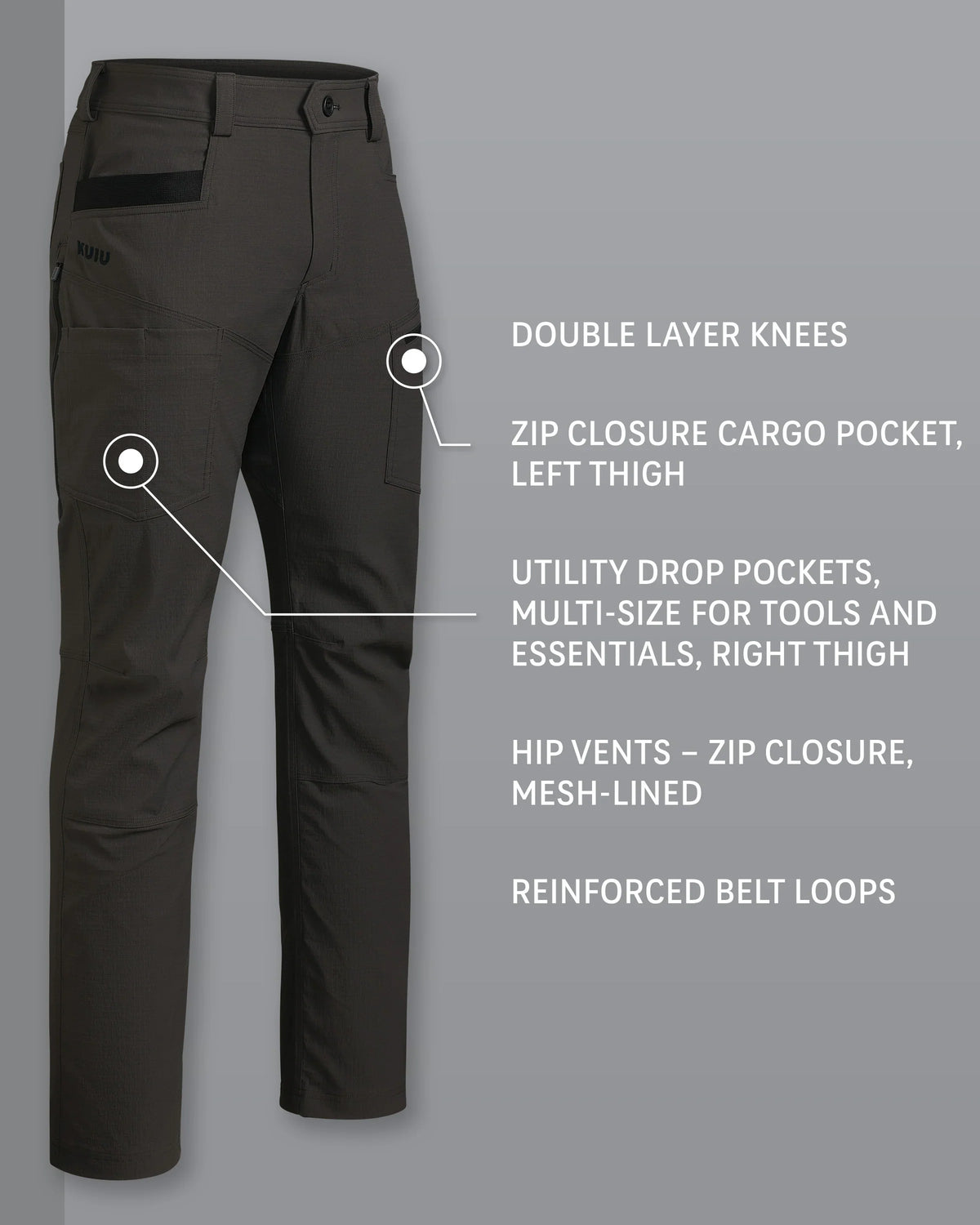 Motive Workgrade Pant | Asphalt