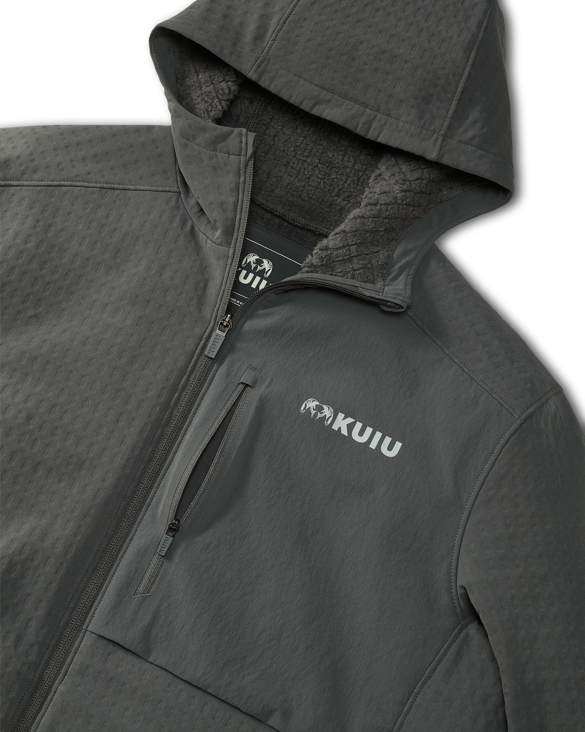 Blockfield Fleece Hoodie | Gunmetal