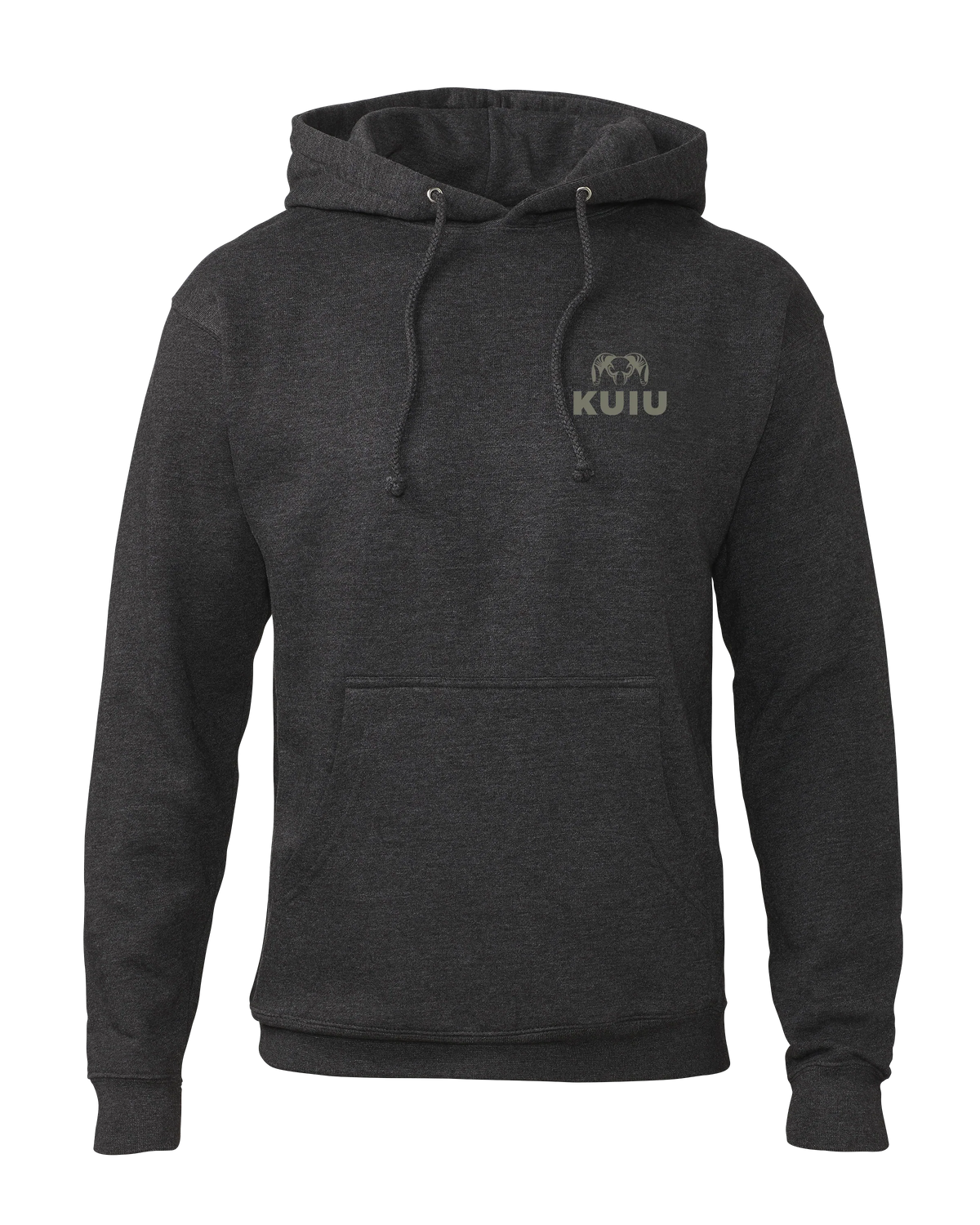 KUIU Topo Back Logo Hoodie | Charcoal